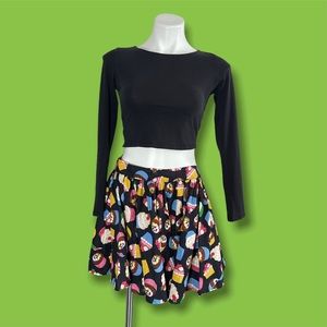 Buy this fit! Black Crop top & Cupcake Skirt Girl 18-inch Doll Cupcakes Skirt